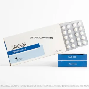 Cabergolina 0,5mg (Caberos) 100 Comprimidos - Pharmacom